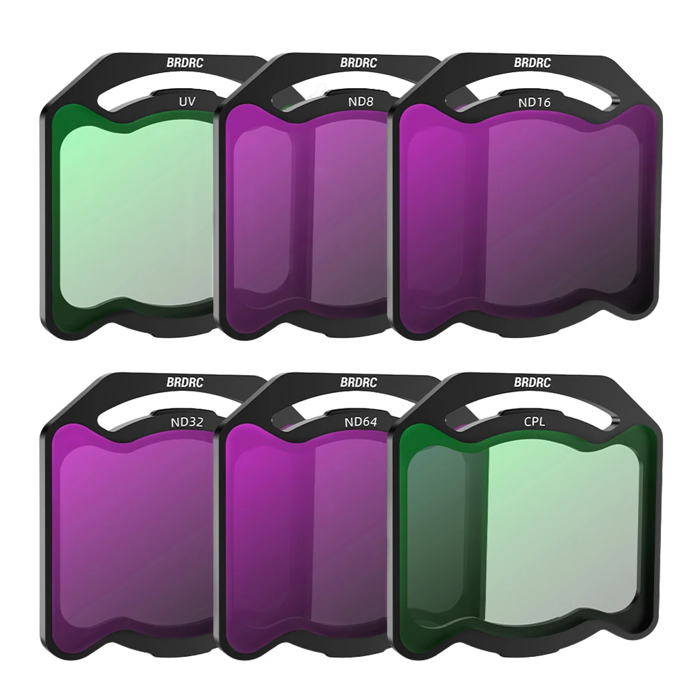 Для DJI O4 Air Unit Pro Набор фильтров для объектива УФ CPL ND8/16/32/64 Комплект фильтров для объектива камеры Комплект фильтров для объектива Аксессуары для объектива дрона