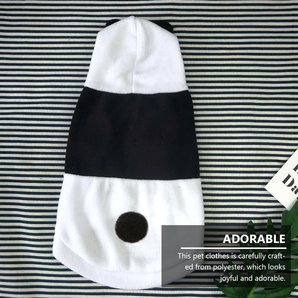 

1Pcs Panda Pet Clothes Comfortable Soft Autumn Winter Dog Costume Lovely Fashion Outfit Pet Costume