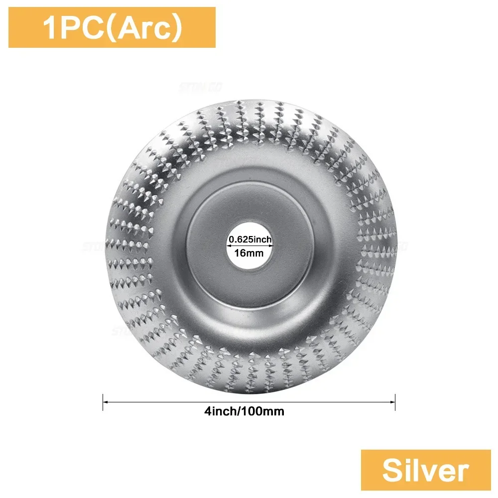 목재 그라인딩 휠 도구 앵글 그라인더 용 125mm 텅스텐 카바이드 연마 디스크 DIY 나무 조각 및 트리밍 프로젝트