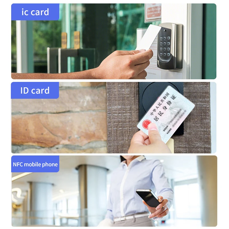 YYHC 7 inch office waterproof biometric rfid attendance fingerprint face recognition access control products