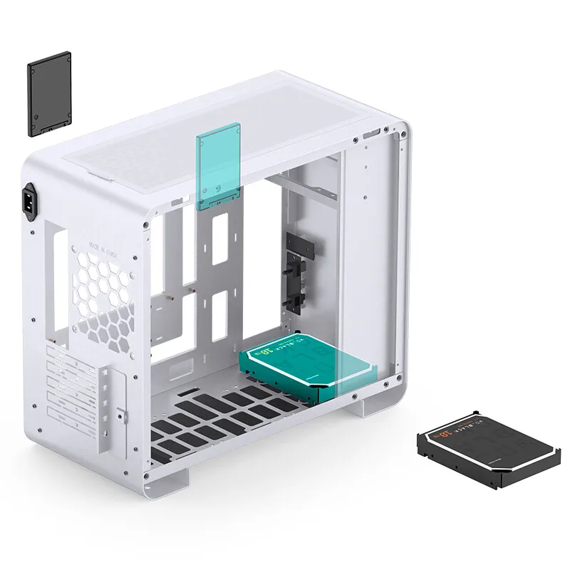 JONSBO U4 Mini White MATX Case Supports MATX Motherboard 360 Cold Ranking Transparent Glass 330-420mm Graphics Card PC Case