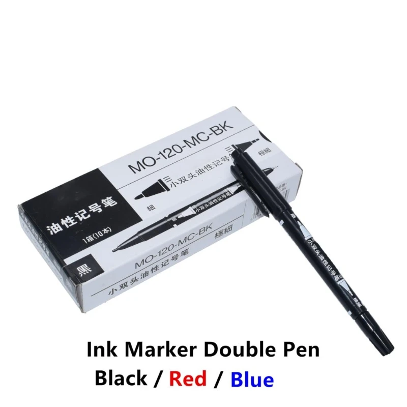 1/3pcs Permanent Makeup Tattoo Supplies Large Capacity Ink Waterproof Marker Pen 0.5mm Marker Pens Tattoo Skin Markers Scribe