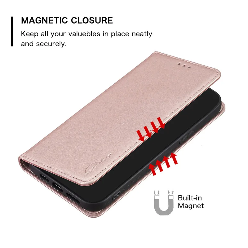 Wallet Flip Cover Leather Case For Xiaomi Redmi 9A 9C NFC Note 9S Note9 Pro Max  9AT 9 Magnetic Card Slots Shockproof Full Bag