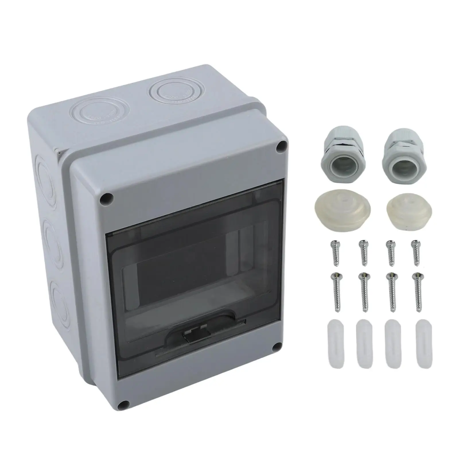 Outdoor Waterproof Distribution Box for Mounted 1 Row 5 Modules IP65 Fuse Box for Residential and Commercial Use