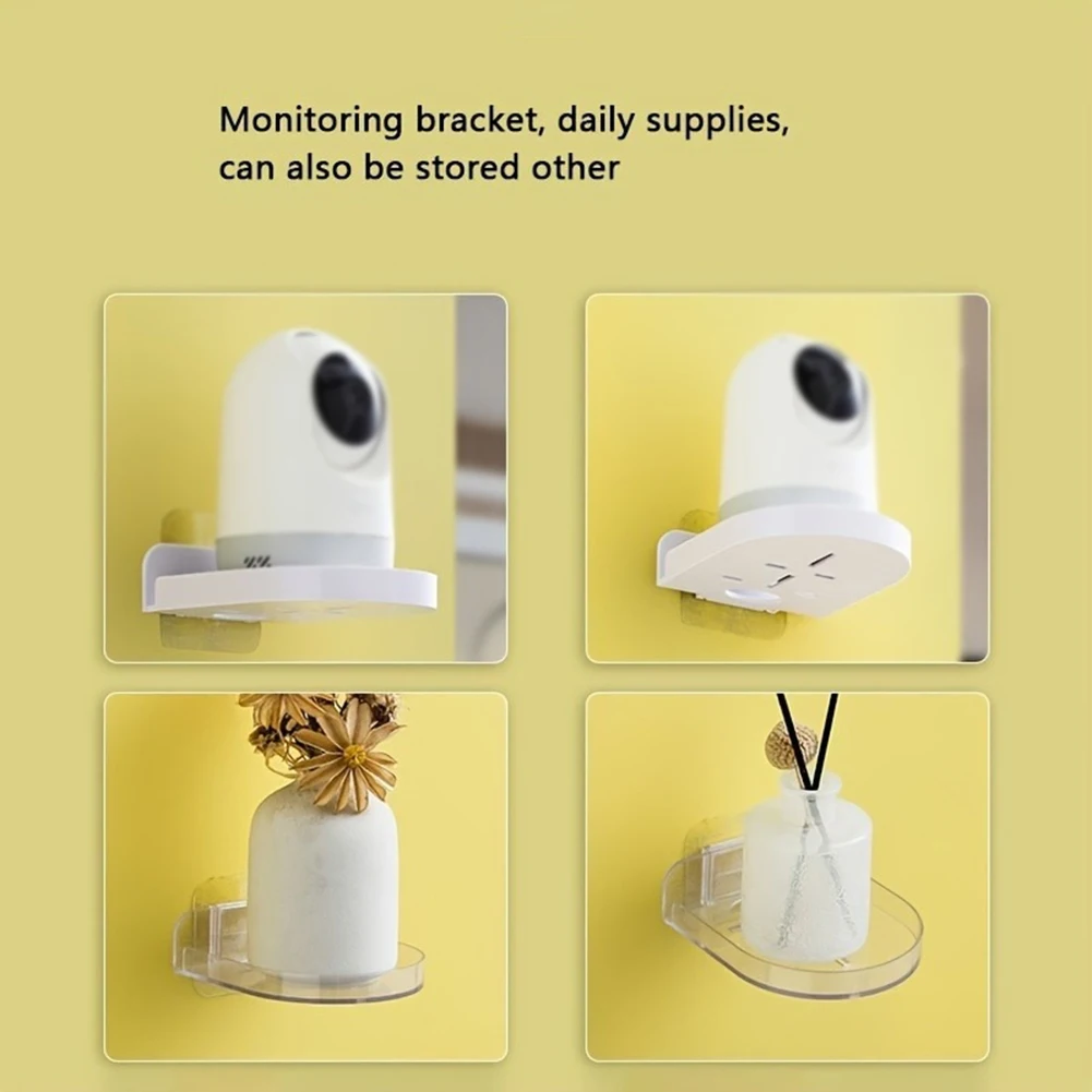 Cable Management CCTV Camera Holder Home Organization Attractive Design Plastic Material Smooth Edges For Security Cameras