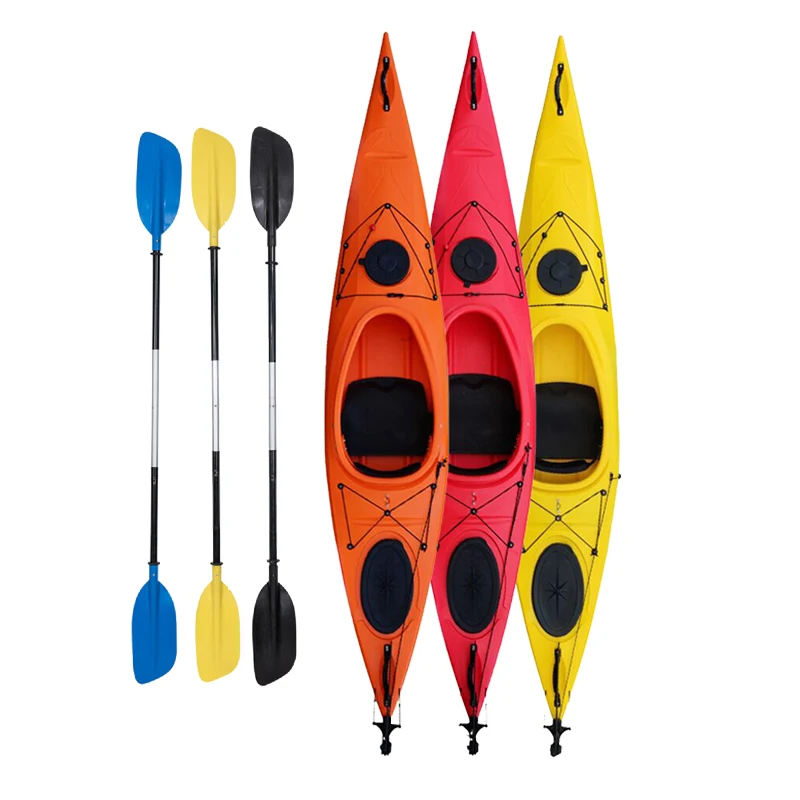 

Single-person pirate ship, rotational kayak, non-inflatable boat