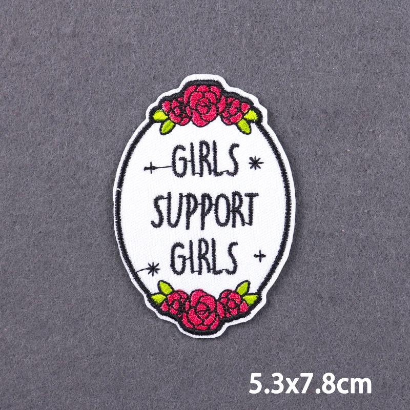 Decoration Clothing thermoadhesive patches Embroidery Iron On Patches DIY Applique Fusible Patches Badge Stickers