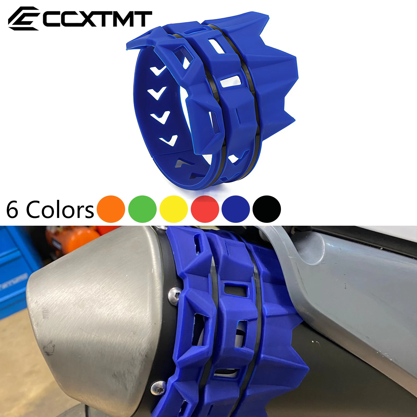 

Motocross Exhaust Tail Pipe Protector Cover Guard For Husqvarna TC FC TE TE i FE TX FX 125 250 300 350 400 450 501 Universal