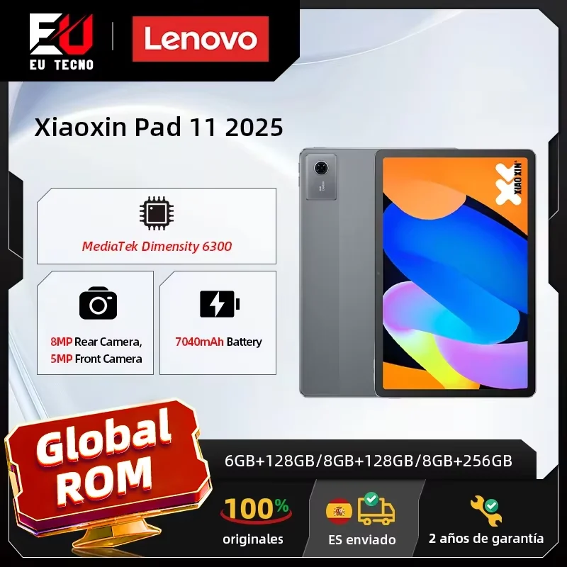 Global ROM Lenovo Xiaoxin Pad 11 2025: tableta de 11 pulgadas con pantalla 2,5K…
