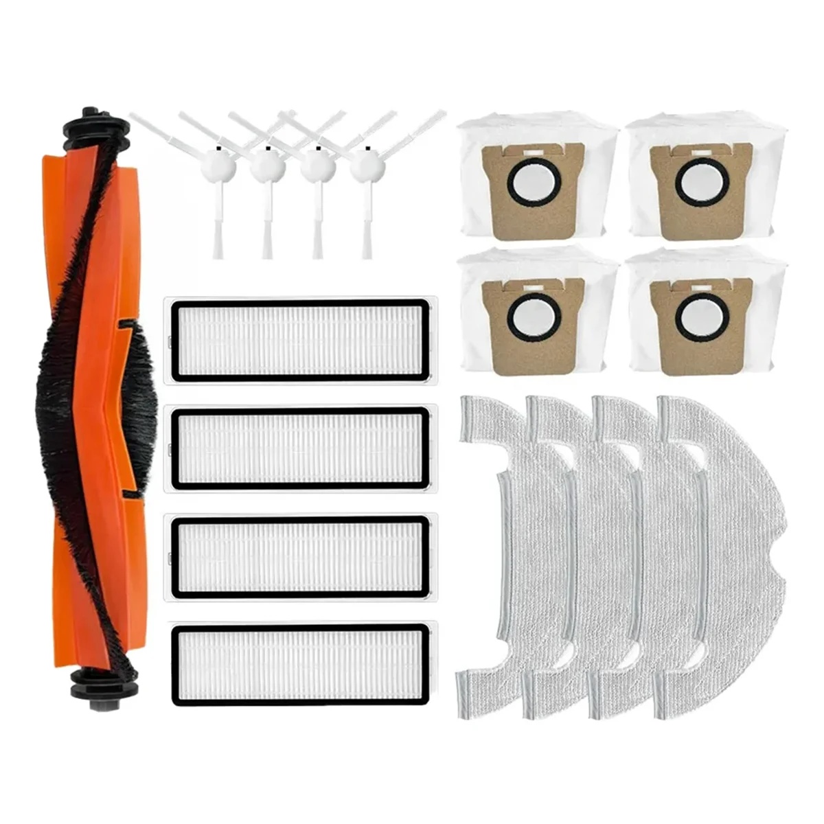 

For Xiaomi X10 B102GL Replacement Spare Parts Accessories Main Side Brush Hepa Filter Mop Cloth Rag Dust Bag