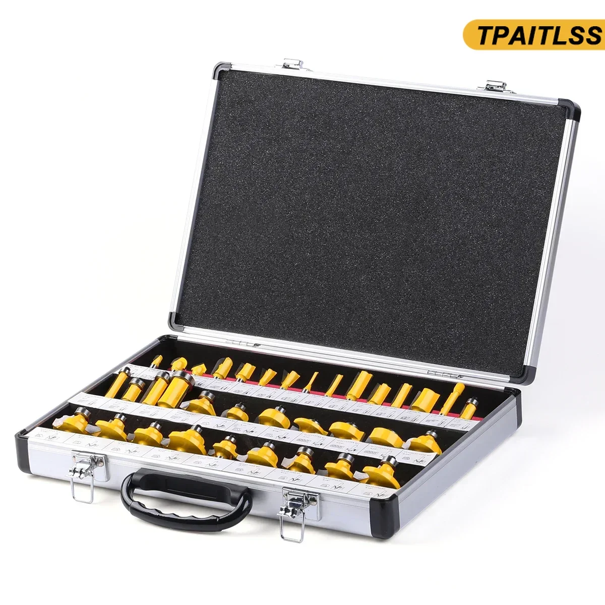 

35 шт. 1/4 "(6,35 мм) хвостовик карбида вольфрама набор фрез деревообрабатывающий резак обрезной нож для обрезки фрезерный резак по дереву