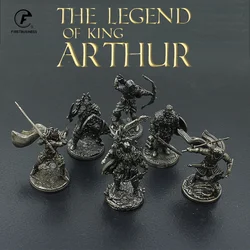 War Chess Table Game Ornaments Decorations Crafts Copper Legend of King Arthur Soldiers Dolls Army Legion Model Toy Figurine