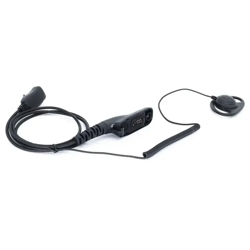 Walkie Talkie Headset For Motorola Xir P8268 Black