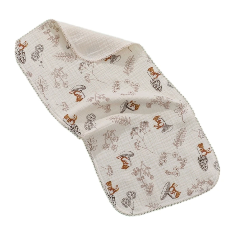 Baby Saliva Towel Small Towel Washcloth High Absorbent Handkerchief