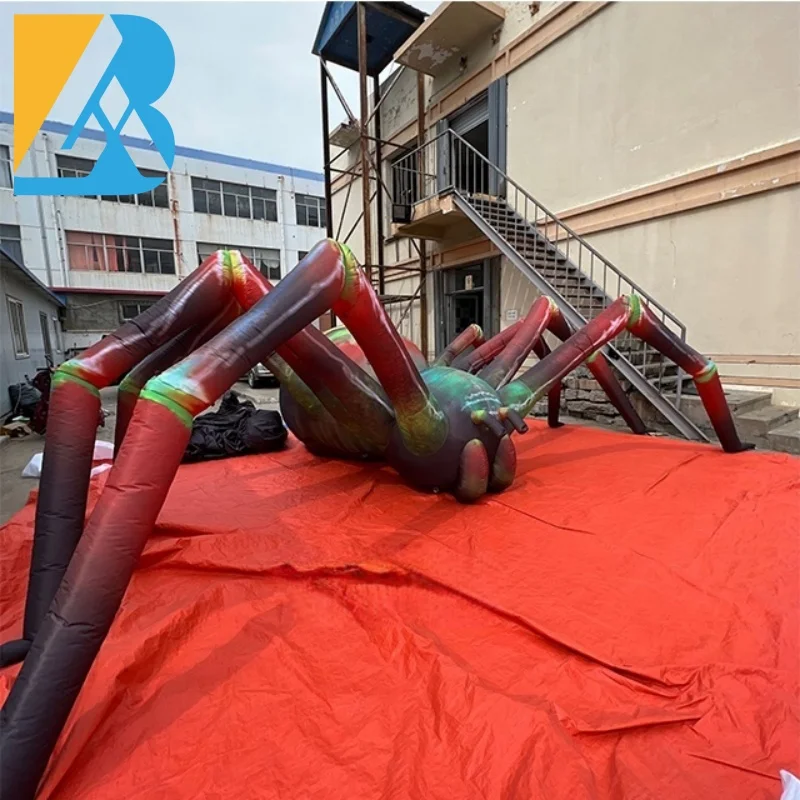 

Потрясающие украшения на Хэллоуин, надувное украшение в виде большого паука для Хэллоуина, распродажа, игрушки