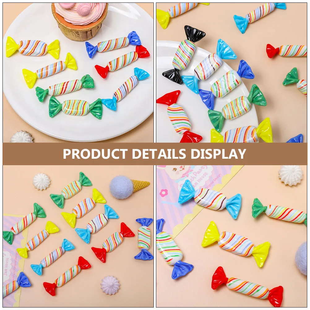 

4pcs Candy Glass Ornaments Colored Smooth Office Car Decor Bedroom Living Room Dining Room Premium Material Long
