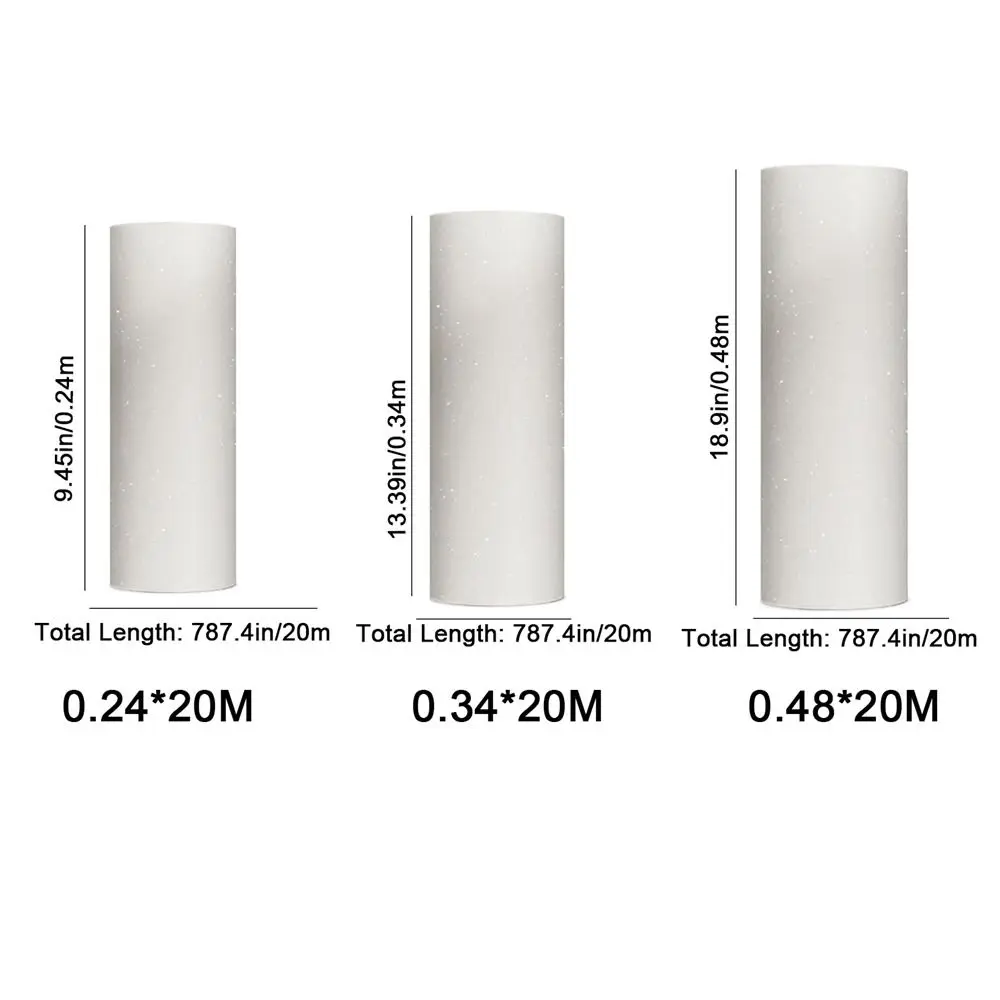 White Translucent Cicada Wing Paper Extra Thin Long Roll Mica Ripe Xuan Paper Ancient Style Calligraphy Practice