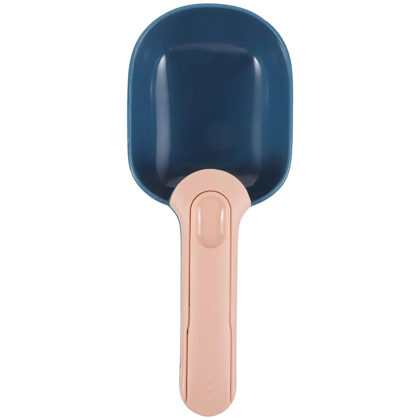 

Plastic Pet Food Scoop Small Dog Cat Spoon Grain Spatula Multi Functional Blue Pink Feeding Tool Durable Pet Supplies