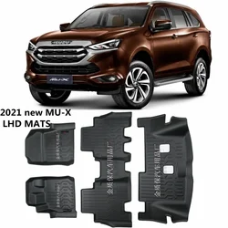 Use for 2021new ISUZU MUX car carpet ISUZU MUX car floor mat MUX trunk mat Full Set Trim to Fit For ISUZU MUX waterproof car mat