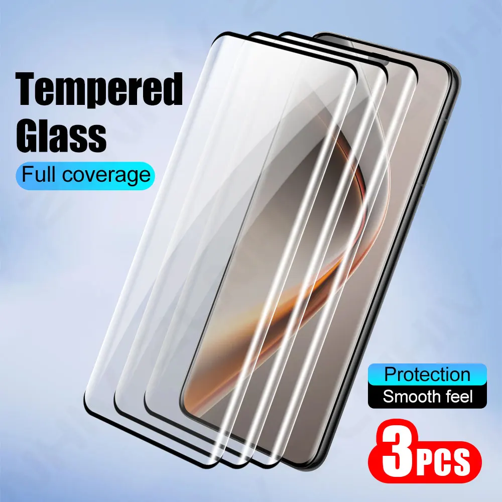 

3Pcs Full Cover Protective Film for Honor 300 Ultra Glass Smartphone Screen Protector 200 Power Tempered Glass Magic 7 6 X60 Pro