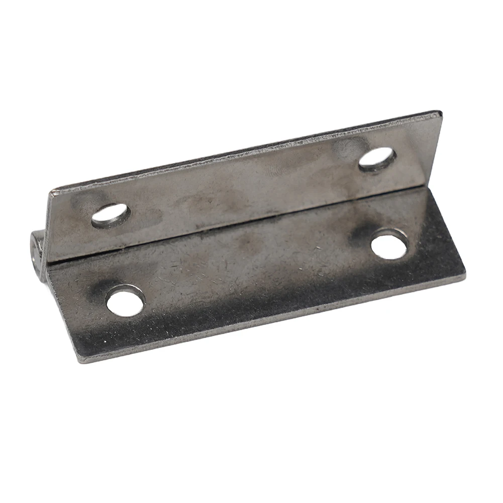 2pcs 304 Stainless Steel Self Closing Hinge for Cosmetic Boxes Jewelry Cases Cabinets and Instrument Storage Box Lid Closure