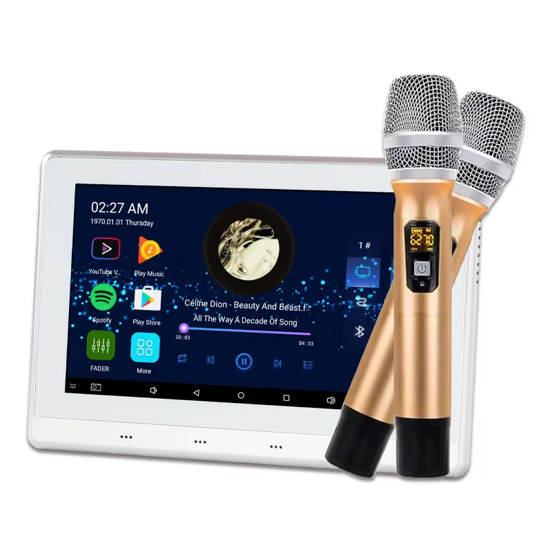 TL-JX701 Smart Home Control Panel Android Music Microphone Karaoke Wall Amplifier