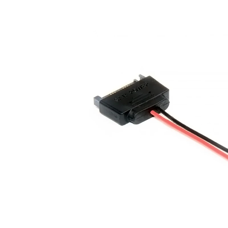 SATA Power 15-Pin Male to SATA 6-Pin Slimline Power Adapter Cable