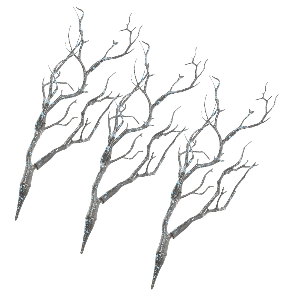 

3Pcs Fake Tree Branches Realistic Simulated Branches Decor Vase Filler Home Party Photo Prop Tree Centerpiece Artificial Twigs