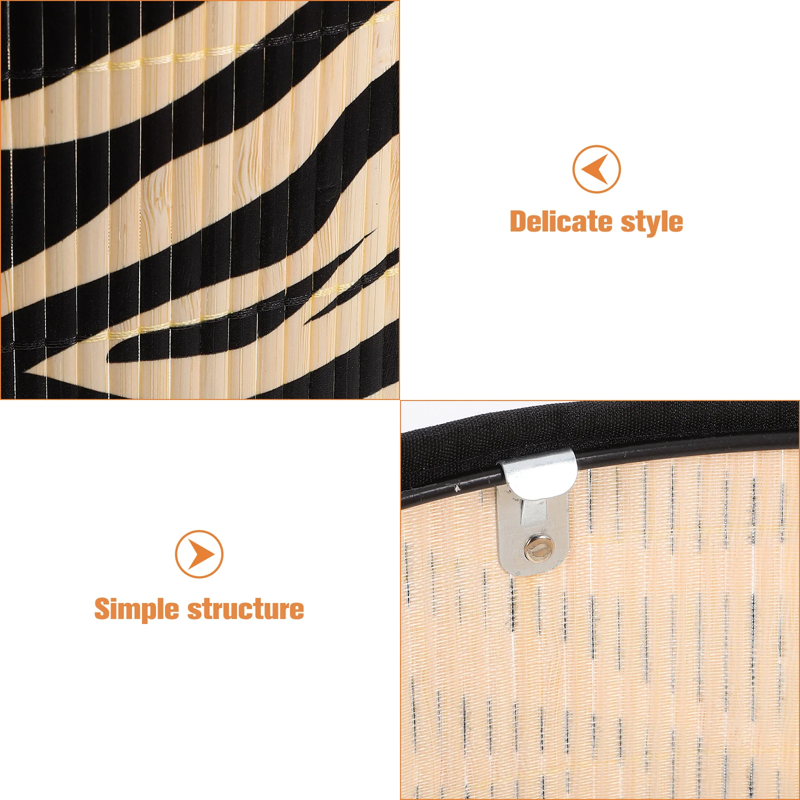 

1pcs Bamboo Lamp Shade For Table Lamp Pendant Wall Light Decorative Light Cover No Power Cord Indoor Lighting Replacement