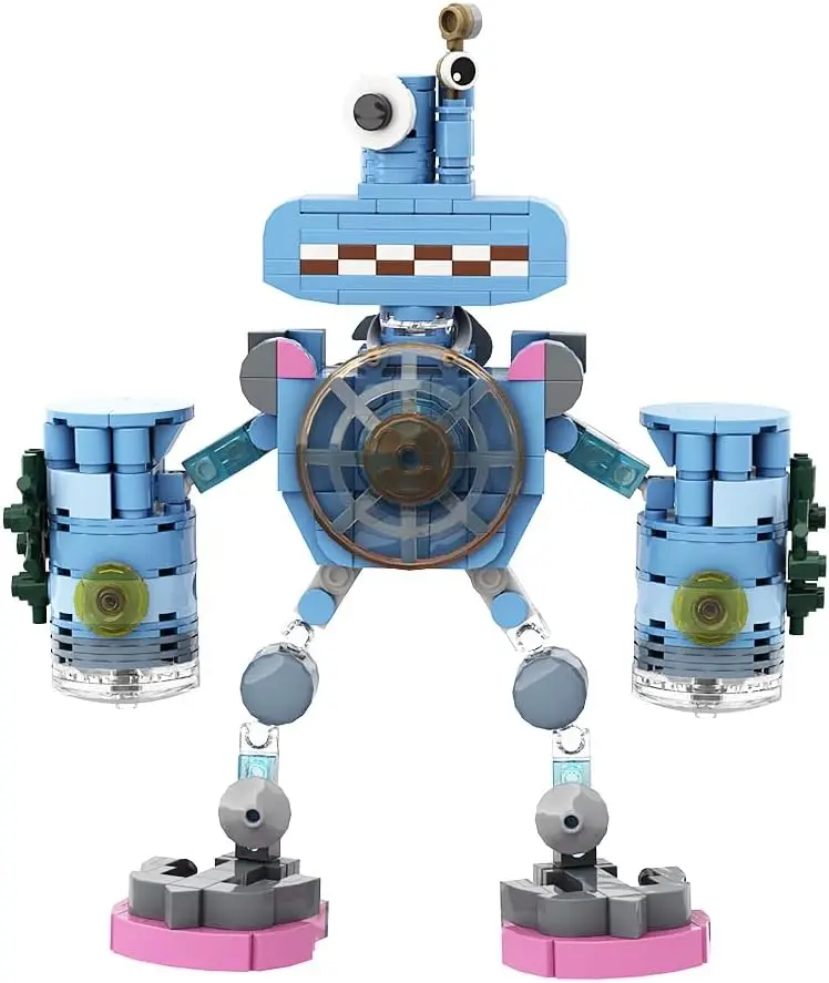 281 Pcs Wubbox Singing Building Building Block Set, Water Monsters Wubbox Figures Game Toy Model, Gifts for Fans