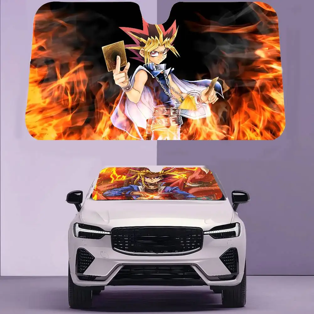 

Anime Yugioh Car SunShade Car Sunshade Window Sunshade Sunblock Front Windshield Hood Interior Ring Sunshade