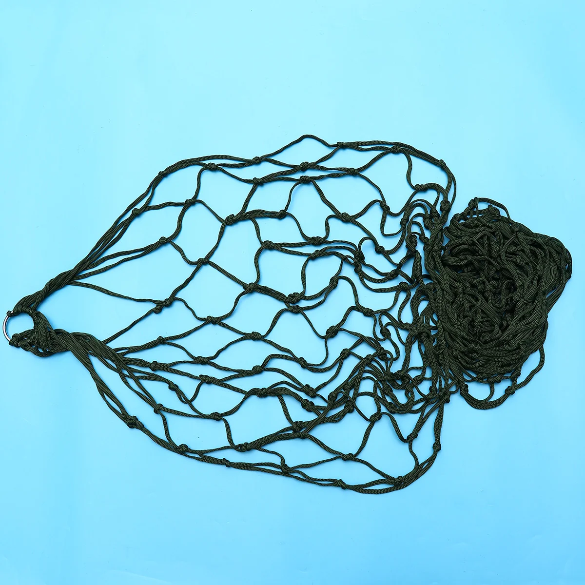 

Outdoor Camping Hammock Lightweight Nylon Mesh Bed Hanging Portable backyard patio holiday rope netting furniture