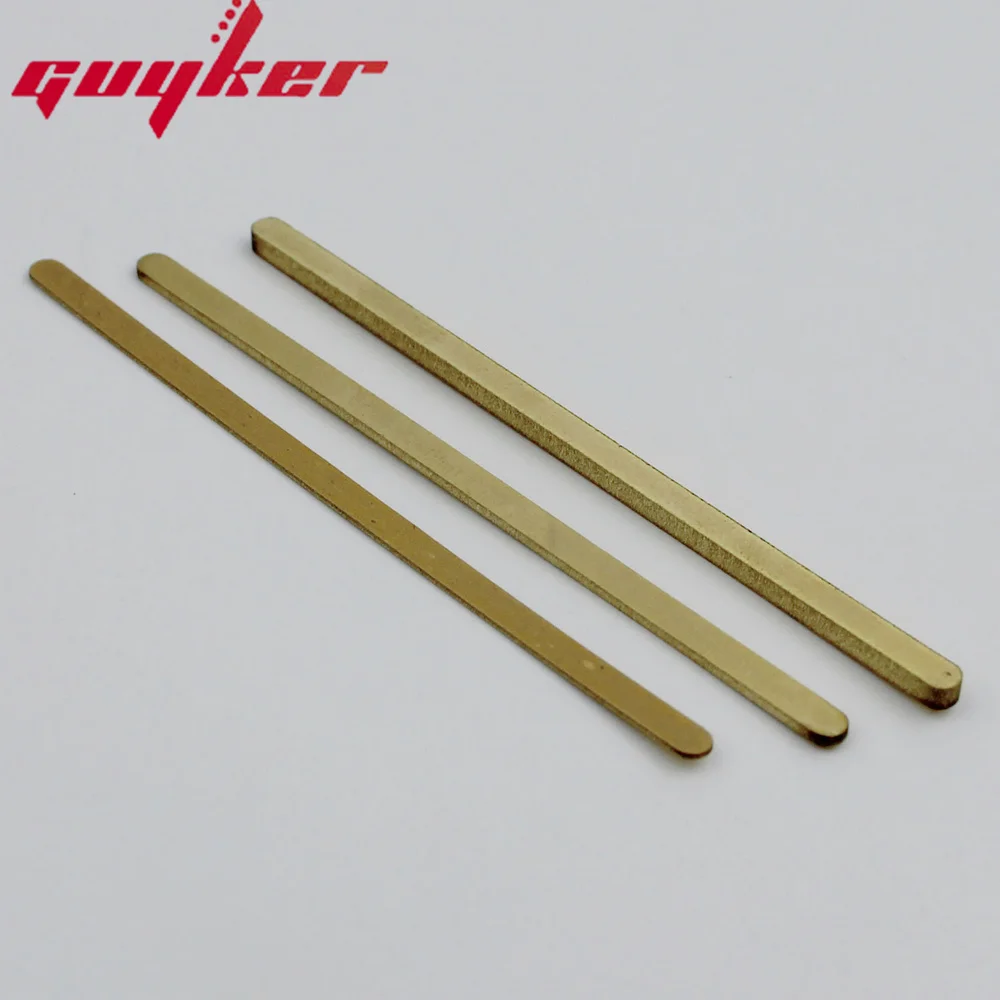 Guitar Nut Shims Brass Heightening Gasket Three Thicknesses of 0.5mm, 1.0mm and 2.0mm