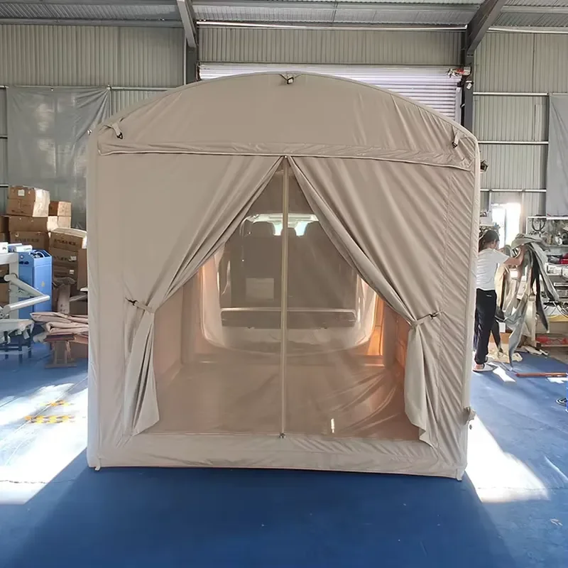 Inflatable Single Four-Season Portable Car Tailgate Extension Tent for SUV Truck Rainproof Outdoor Camping Rear Tent Oxford