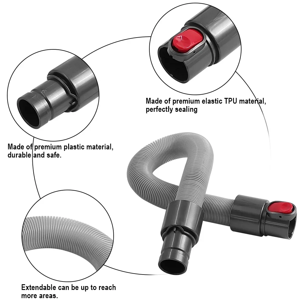 خرطوم توسيع أنبوب تمديد أنبوب ل دايسون V6 DC30 DC31 DC34 DC35 DC44 DC45 DC58 DC59 DC61 DC62 مكنسة كهربائية الملحقات