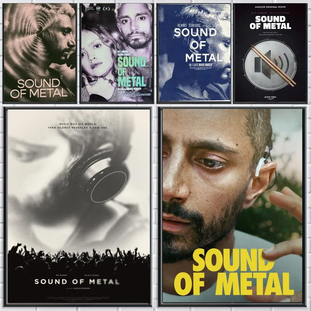 classic movie S-Sound of Metal-L Poster Peel and Stick Wall Art for Cafe Office Bar and Home Decoration