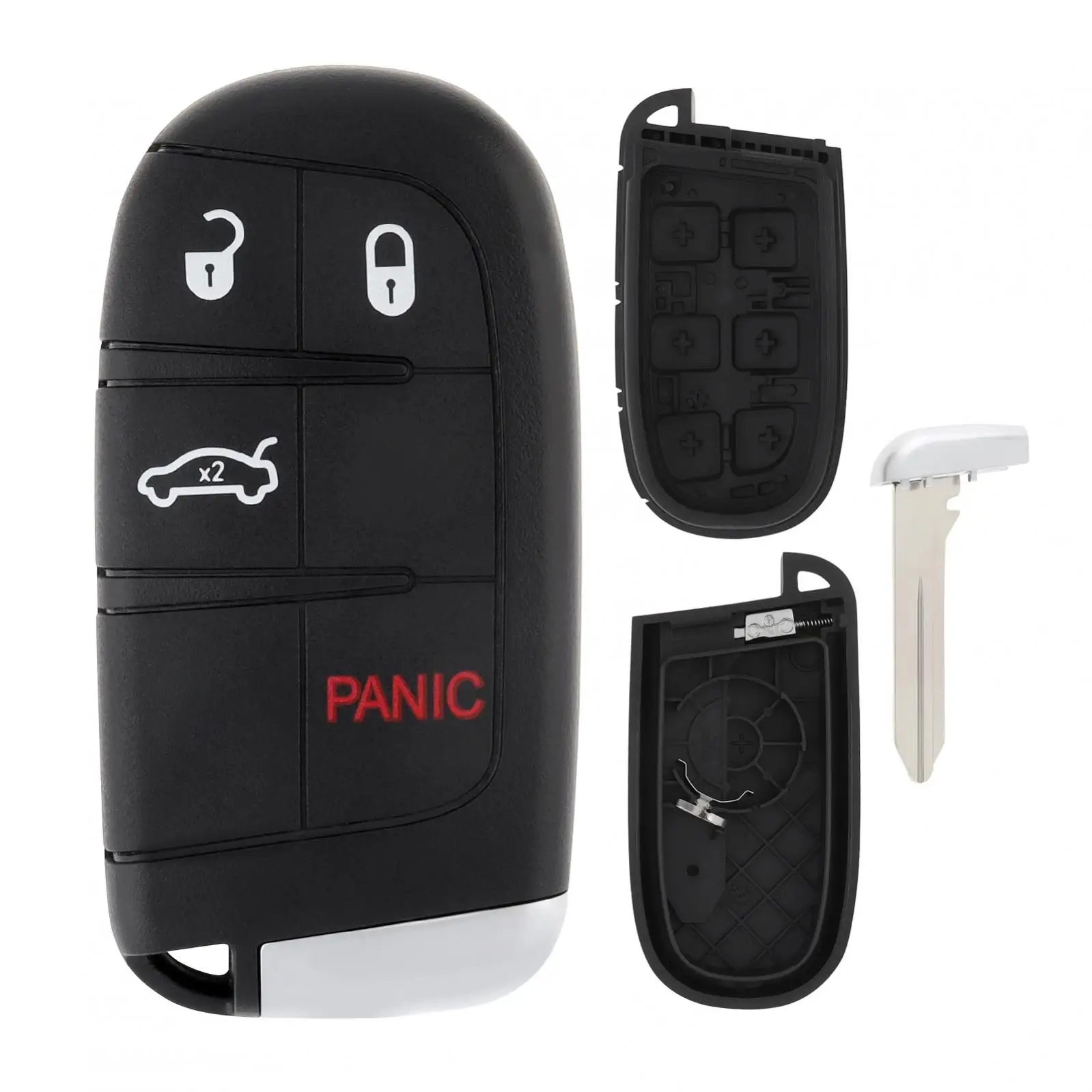 3/4/5 Tasten Auto Smart Key Fall Shell Fob Silikon Schlüssel Abdeckung Fit Für Jeep Cherokee Dodge Journey dart Durango Ladegerät Chrysler