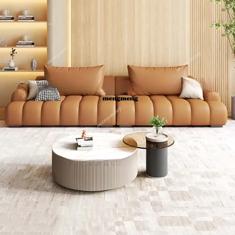 

Square Vintage Luxury Sofa Living Room Comfortable European Modern Couches Puffs Home Leather Woonkamer Banken Salon Furniture