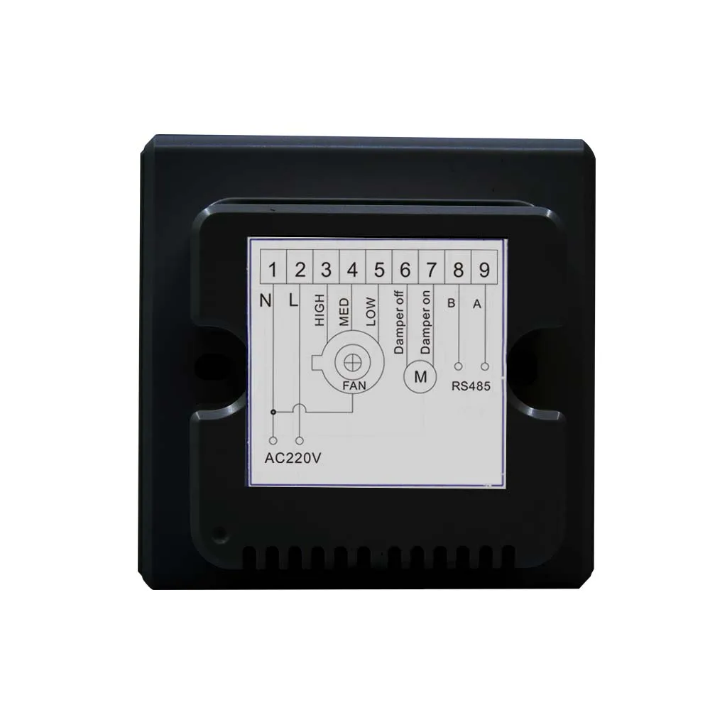 WIFI intelligent fresh air system panel controller controls three speed fan CO2/PM2.5/VOC monitoring