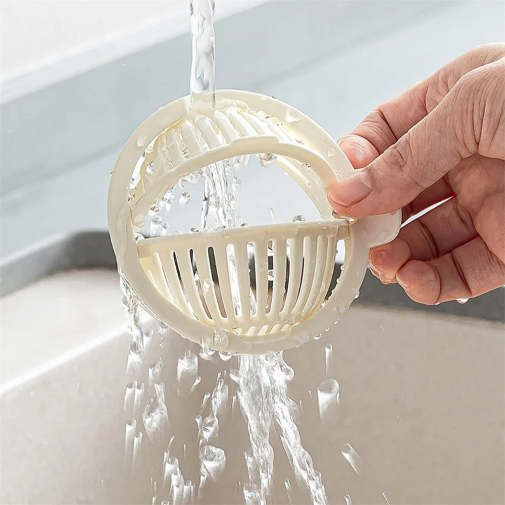 Kitchen Sink Drain Strainer Press with Handle Automatic Dumping Basket Multi-functional Use Filter Net Leakage-proof Drain Baske