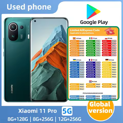 Xiaomi 11pro 5G Android 6.81 inch Qualcomm Snapdra...