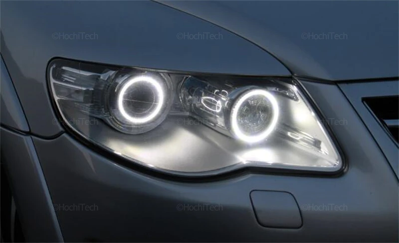 Switchback Cotton Light Rings DRL LED Angel Eyes Kit For Volkswagen VW Touareg 2007 2008 2009 2010 Cars Headlight Retrofit