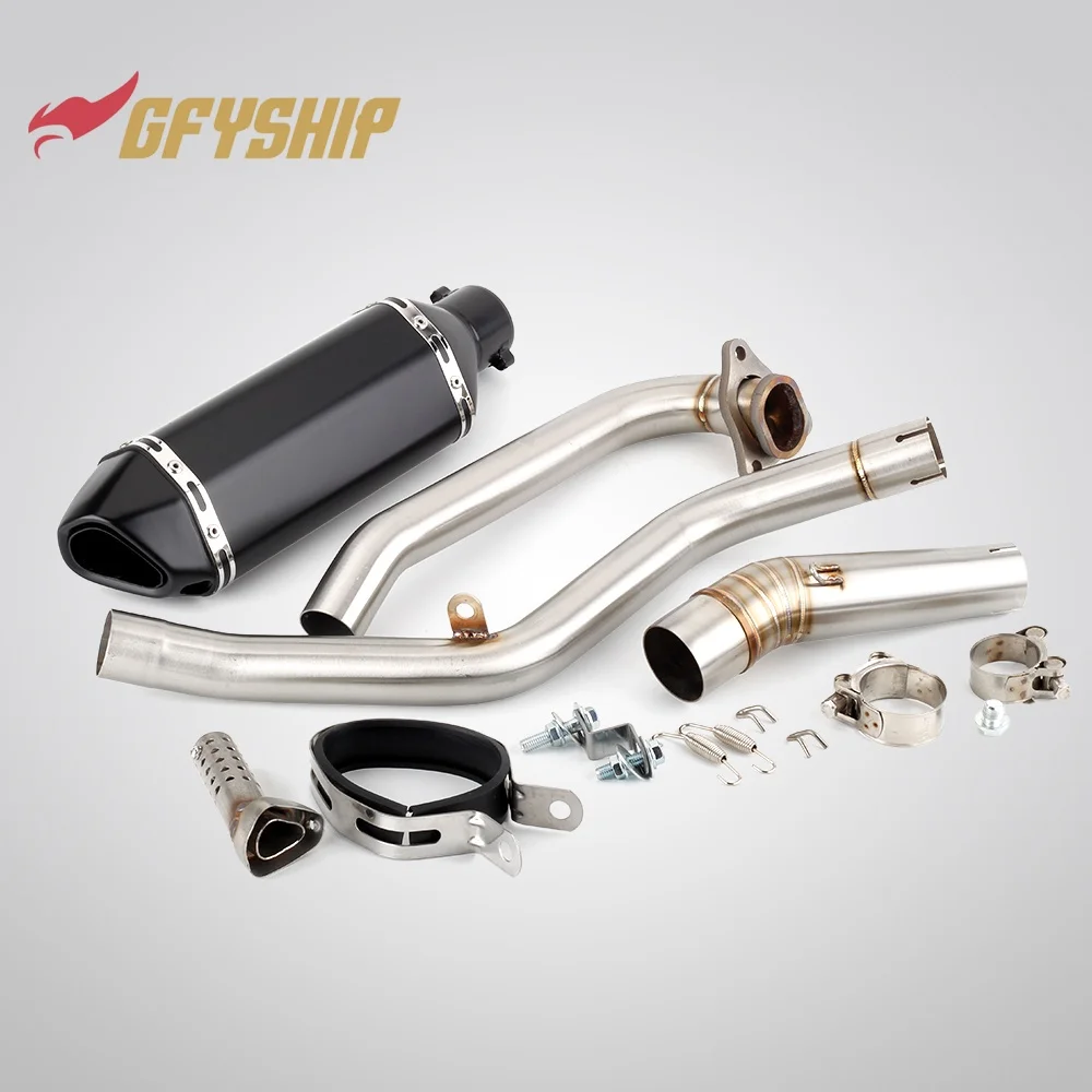 For Honda Integra 700 / Integra750 DCT NC700X NC750X NC700S NC750S Motorcycle Exhaust Muffler Middle Link Pipe Slip-on
