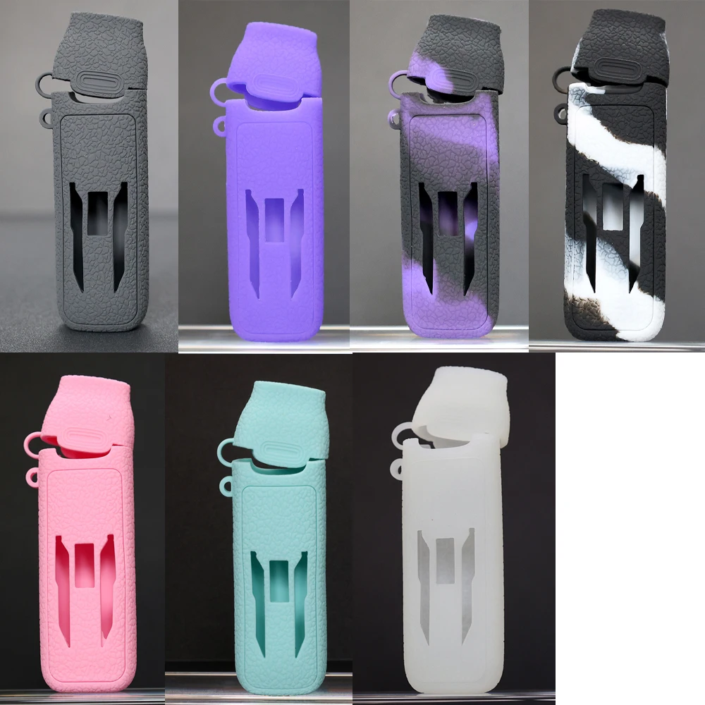 [العلبة فقط] حافظة واقية من السيليكون لهاتف Voopoo Vmate Max Kit Vape Skin Sleeve Cover Wrap Gel