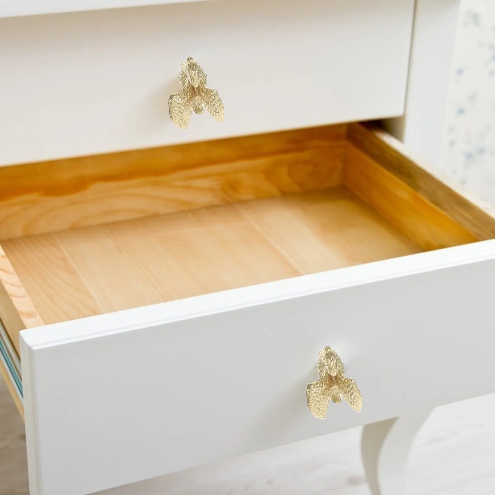 1Set Luxury Solid Brass Cabinet Handle Animal-Style Drawer Pulls for Kitchen Bedroom Wardrobe Doors Premium Cabinet