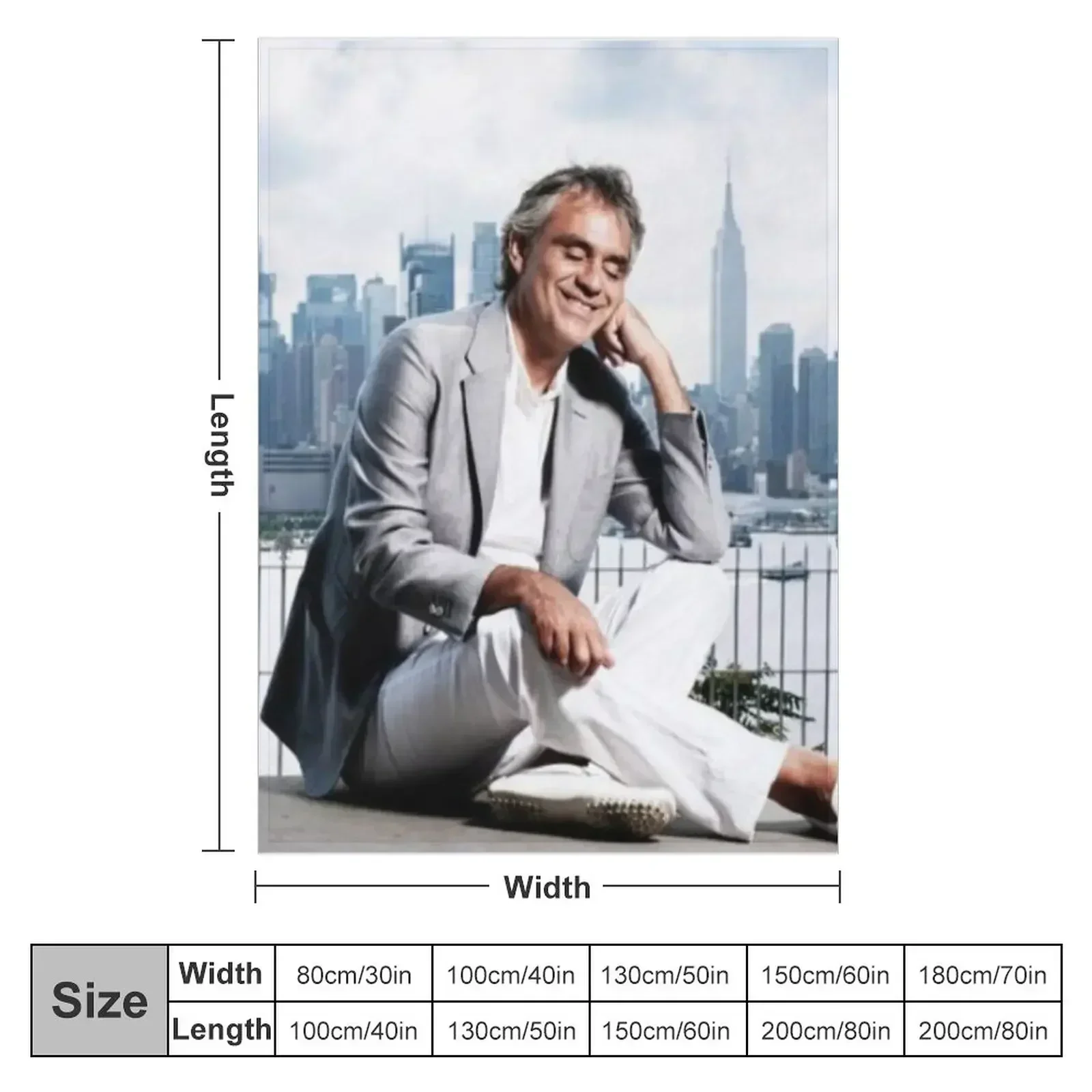Andrea Bocelli Throw Blanket Hairy wednesday Furry halloween Bed Summer Beddings Blankets