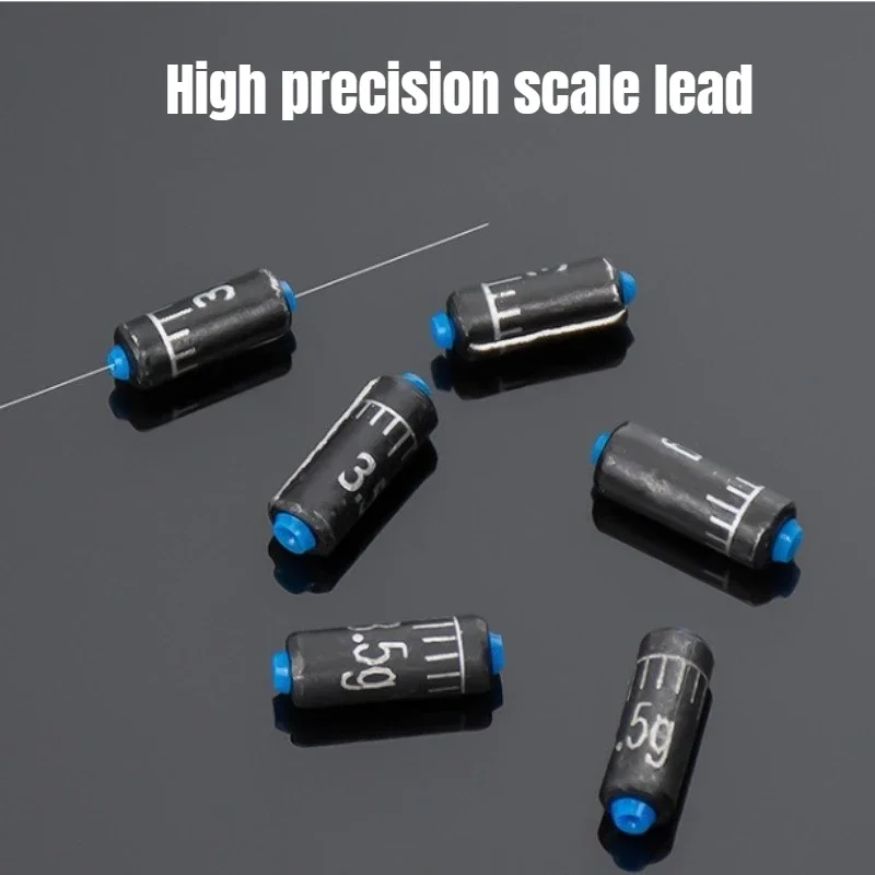 TINSOL 100 Pieces Scale Lead Table Multi Sizes Fishing Lead Leather Scale Lead Fishing Gear Wholesale Fishing Accessories