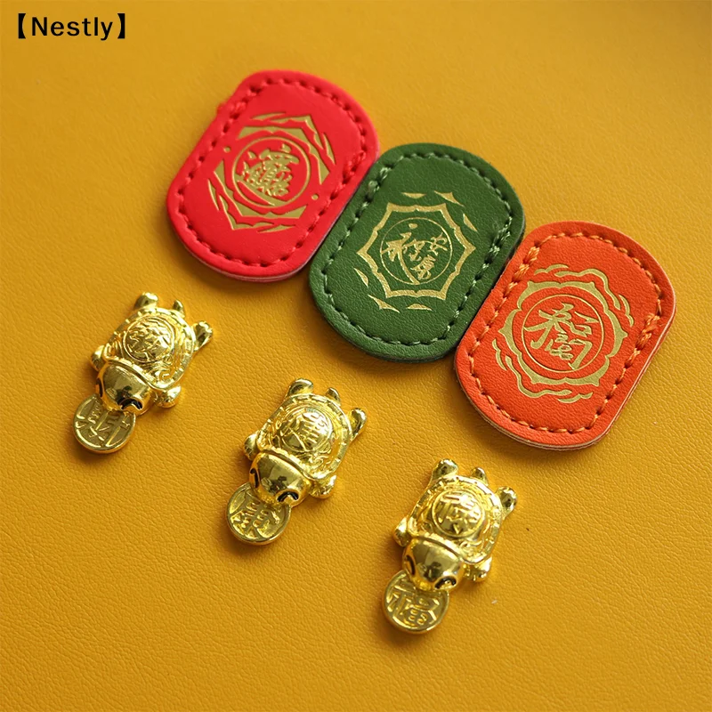 Lucky Wealth Turtle Amulet Fengshui Lucky Turtle Wallet Charm Money-biting Turtle Ornaments Decor Auspicious Turtle Statue〔Nest〕