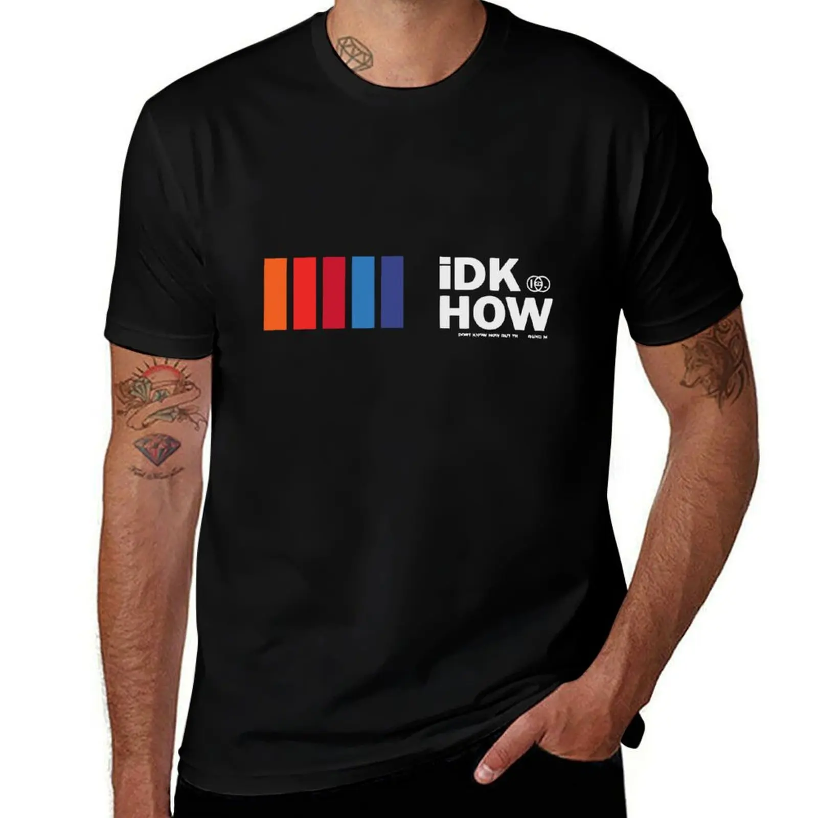 Idkhow Idkhow Merch T-Shirt Breathable Workout Short Sleeve Top T-Shirt