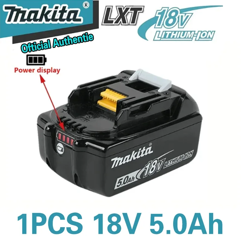 100% Original Makita Rechargeable Battery, Replaceable LED Lithium-ion, 9.0Ah/6.0Ah 18V BL1860B BL1860 BL1850 BL1830 BL1815